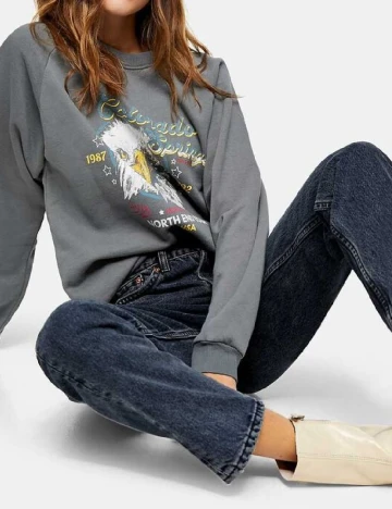 Blugi Top Shop, albastru