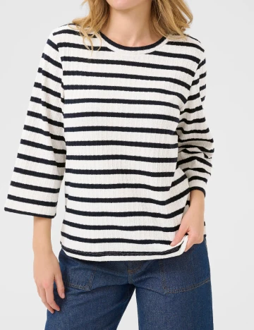 Bluza Bon a Parte, alb/negru Alb