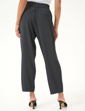 Pantaloni Kaffe, gri inchis