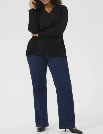 Bluza Kaffe Curve, negru