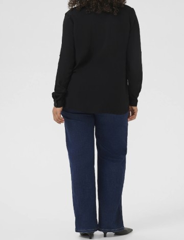 Bluza Kaffe Curve, negru