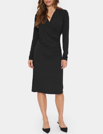 Rochie medie Saint Tropez, negru