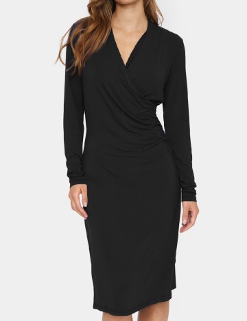 Rochie medie Saint Tropez, negru