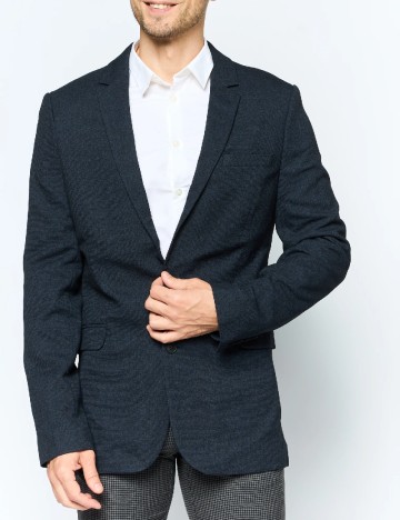 Sacou ASOS, albastru/negru