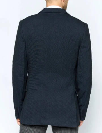 Sacou ASOS, albastru/negru