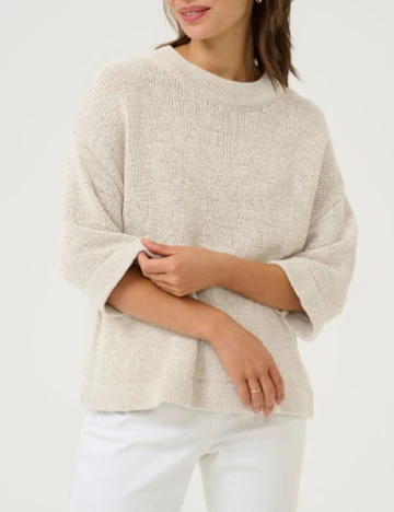 Bluza Kaffe, bej Crem