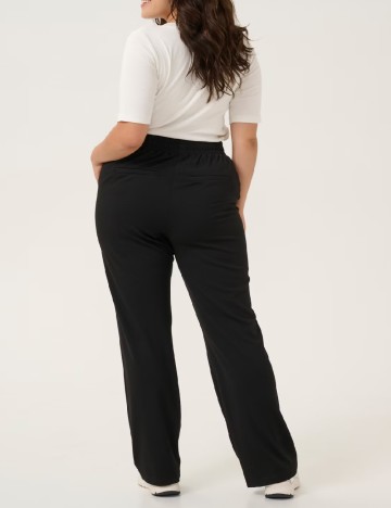 Pantaloni Kaffe Curve, negru
