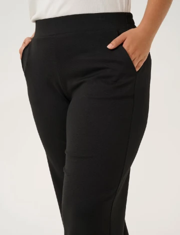 Pantaloni Kaffe Curve, negru