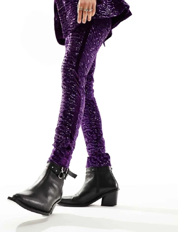 Pantaloni ASOS, mov Mov