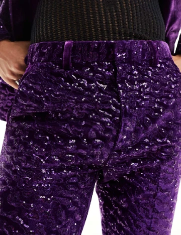 Pantaloni ASOS, mov Mov