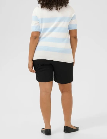 Bluza Kaffe Curve, alb/albastru Alb