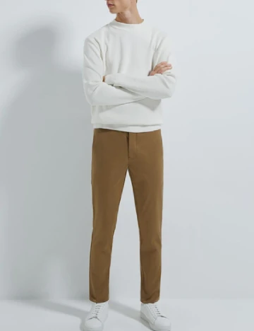 Pantaloni Zara, maro