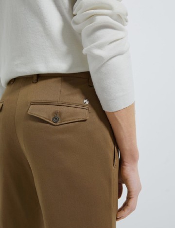 Pantaloni Zara, maro