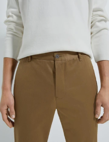 Pantaloni Zara, maro