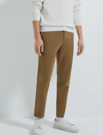 Pantaloni Zara, maro