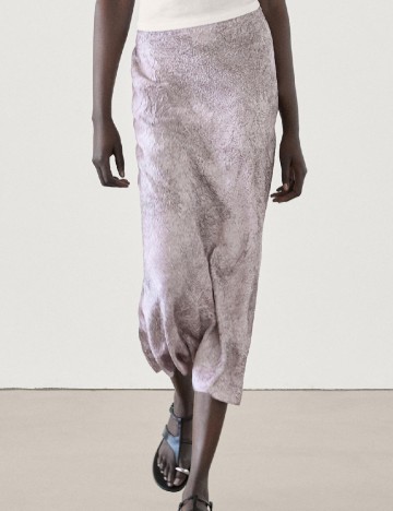 Fusta Massimo Dutti, lila