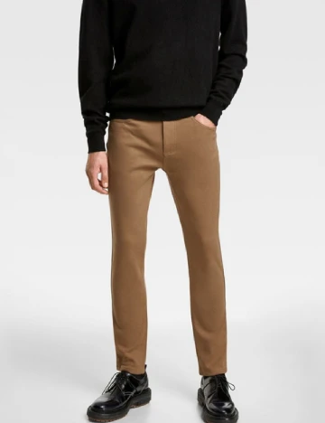 Pantaloni Zara, maro