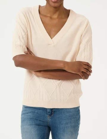 Bluza Culture, bej Crem