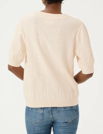 Bluza Culture, bej Crem