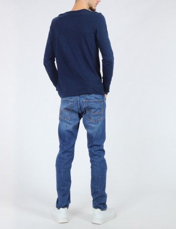 Bluza Bershka, bleumarin