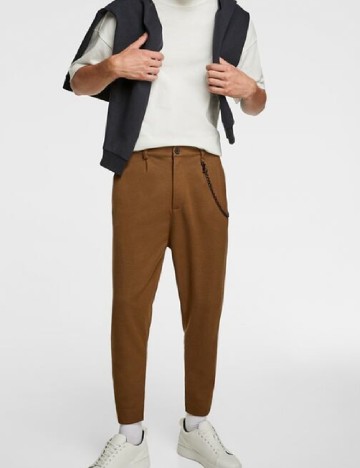 
						Pantaloni Zara, maro