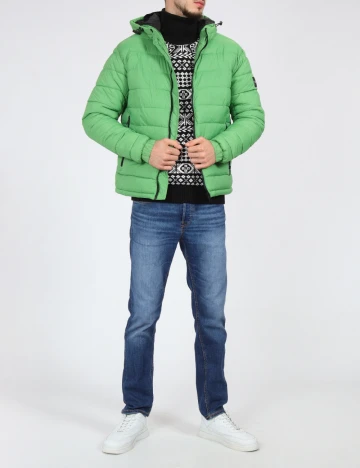 Geaca BOSS, verde Verde