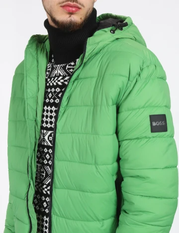 Geaca BOSS, verde Verde