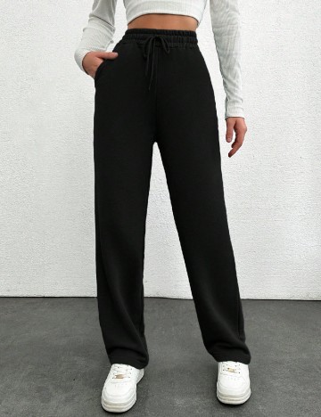 
						Pantaloni SHEIN, negru