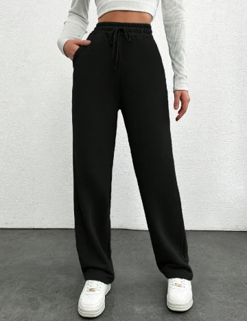 Pantaloni SHEIN, negru Negru