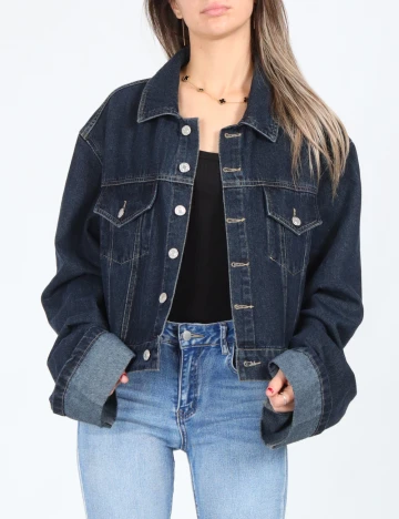 Jacheta SHEIN, albastru Albastru