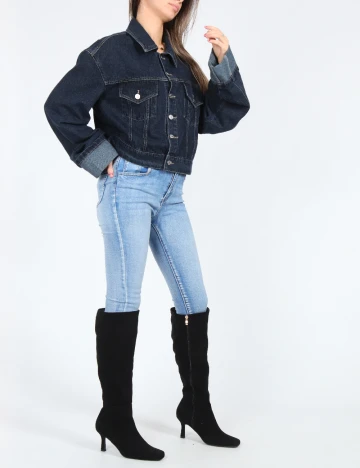 Jacheta SHEIN, albastru Albastru