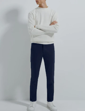 Pantaloni Zara, bleumarin