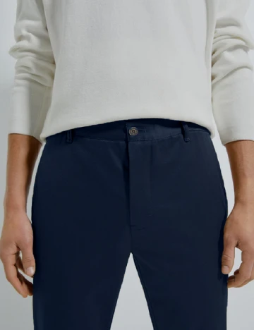 Pantaloni Zara, bleumarin