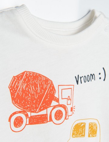 Tricou Cool Club, alb