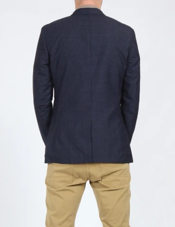 Sacou Topman, albastru/negru