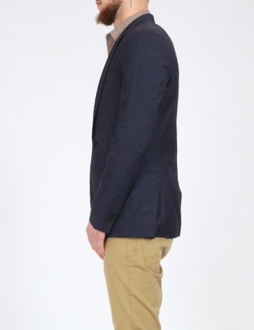 Sacou Topman, albastru/negru