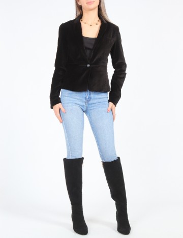 Sacou Bershka, negru