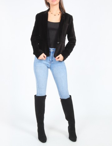 Sacou Bershka, negru