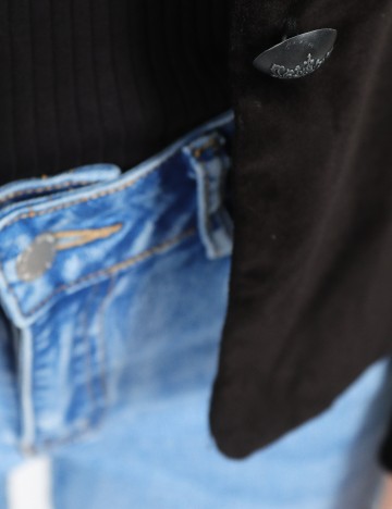 Sacou Bershka, negru