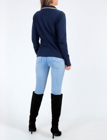 Sacou Bershka, albastru