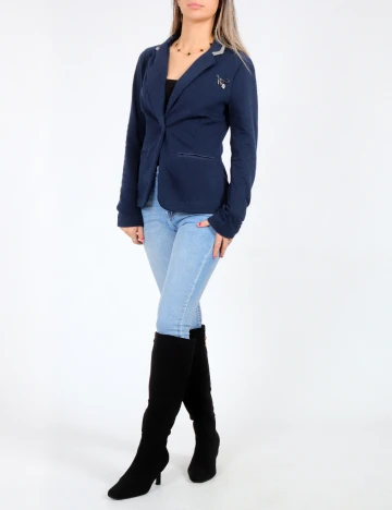 Sacou Bershka, albastru