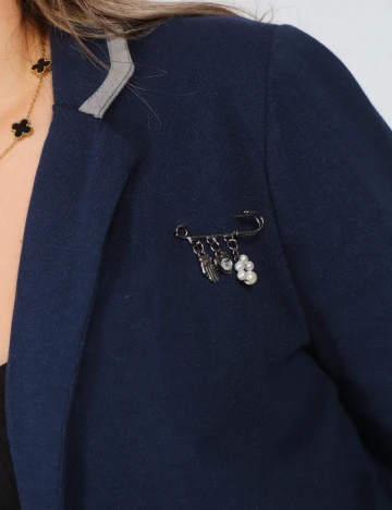 Sacou Bershka, albastru