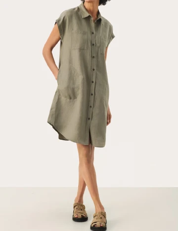 Rochie scurta Part Two, kaki Verde