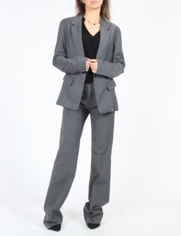 Sacou Bershka, gri inchis Gri