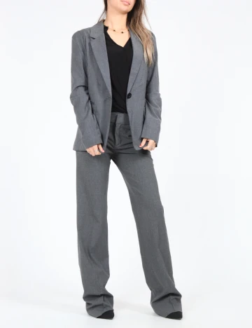 Sacou Bershka, gri inchis Gri