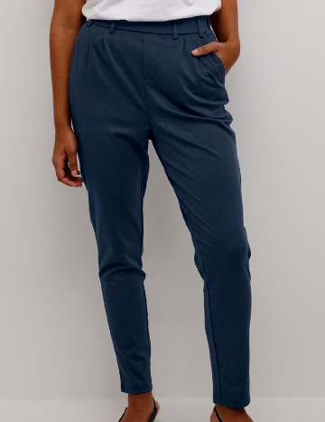 
						Pantaloni Kaffe, bleumarin