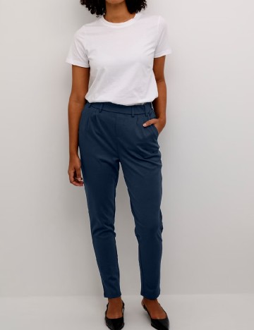 Pantaloni Kaffe, bleumarin