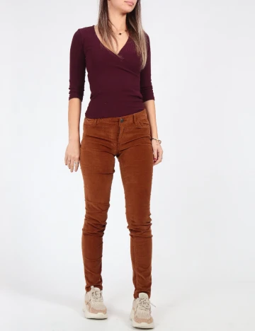 Bluza Bershka, pruna