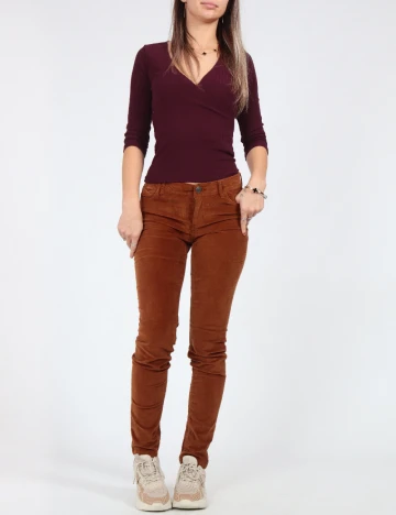 Bluza Bershka, pruna