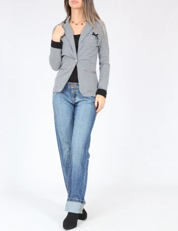 Sacou Bershka, gri Gri